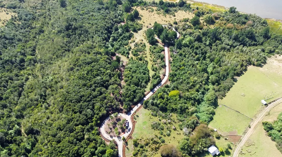 El camino interior desde el aire